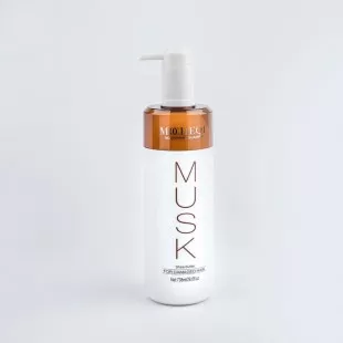 MOCHEQI MUSK Шампунь для сухих, поврежденных, окрашенных волос с гидролизованным кератином и маслом ШИ NOURISHING SHAMPOO,738 мл
